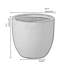 Pot à fleurs rond gris avec trou de drainage Acushnet-1333807577-1333807583