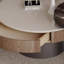 Table basse simple en marbre avec rangement