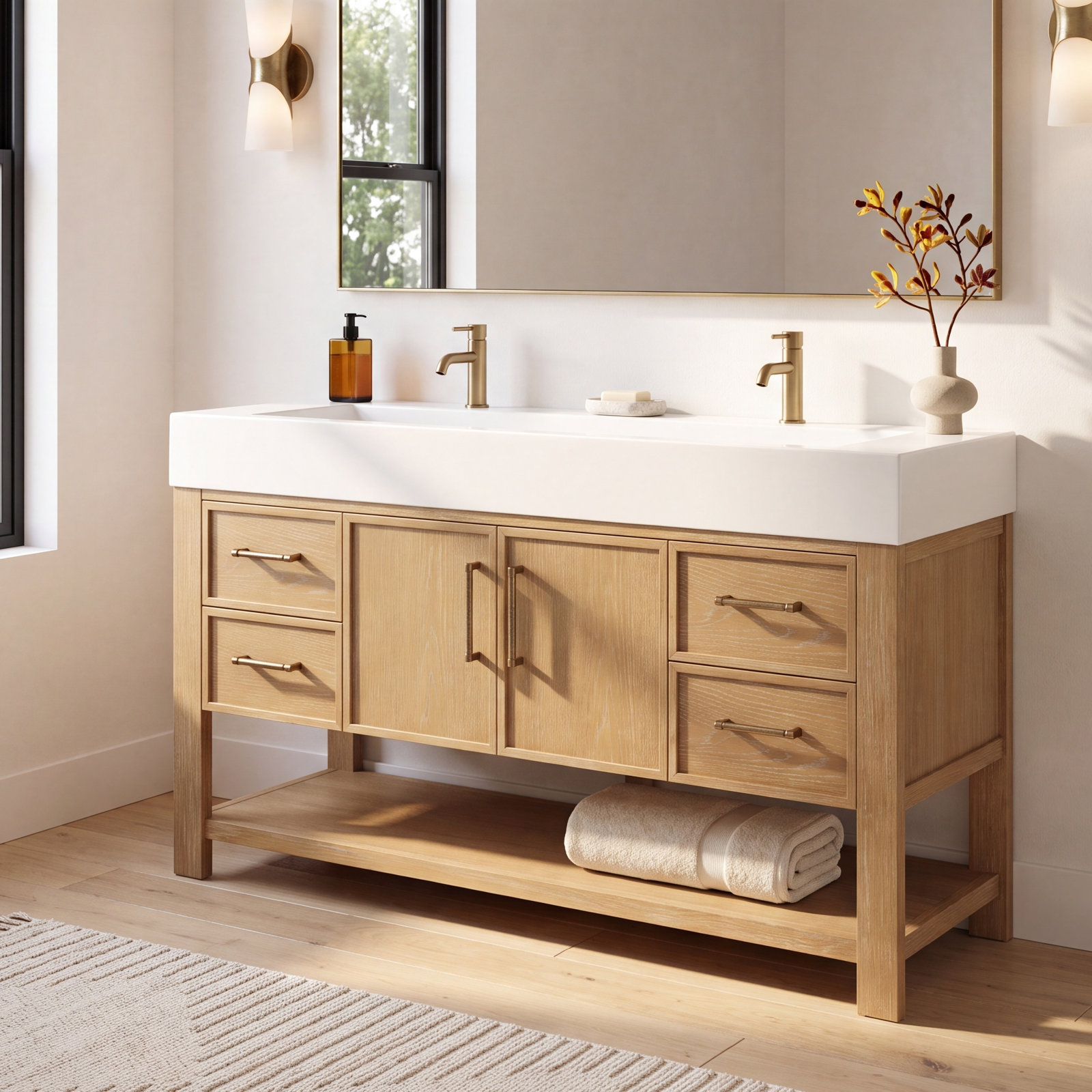 Maho 60'' Single Bathroom Vanity