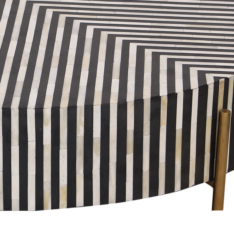 Chameau Coffee Table, 12" H x 48" L x 48" W