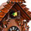 Solid + Manufactured Wood Wall Clock