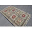 Tapis géométrique, tapis antiques beiges, tapis rétro, tapis de 4,4 pi x 7,5 pi, tapis turcs