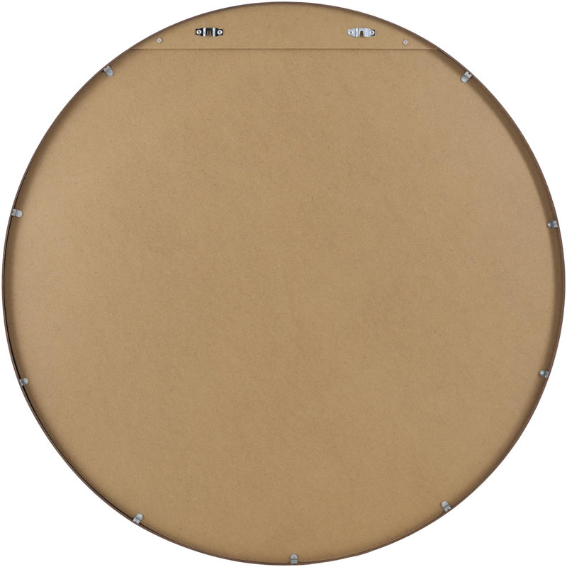 Miroir Destefano Essence, 32 po x 32 po, Noyer foncé