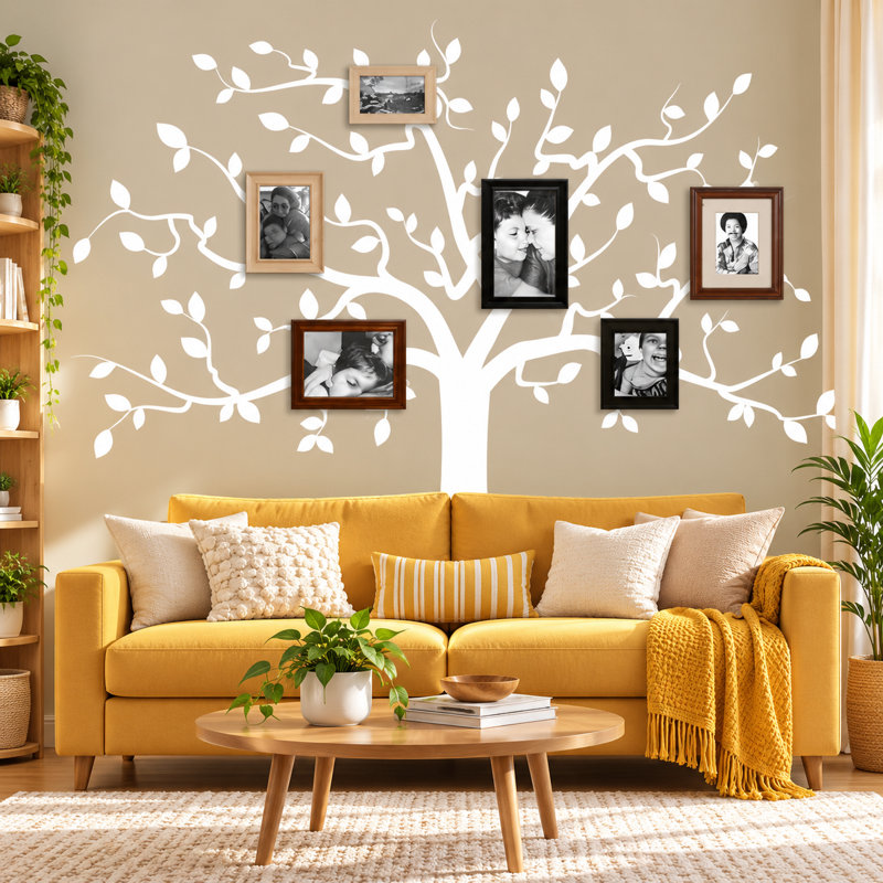 Décalcomanie murale chambre d’arbre family, Schéma B