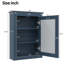 Armoire de salle de bain murale moderne avec tablette réglable