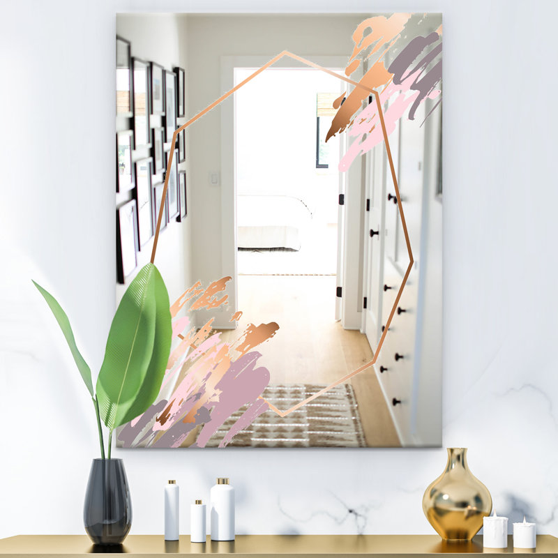 Miroir d'appoint Minimal Glam, H 32 po x l 24 po
