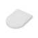 Croydex Wl610722H Telese D Shape Toilet Seat, White With Soft Close And Quick Release