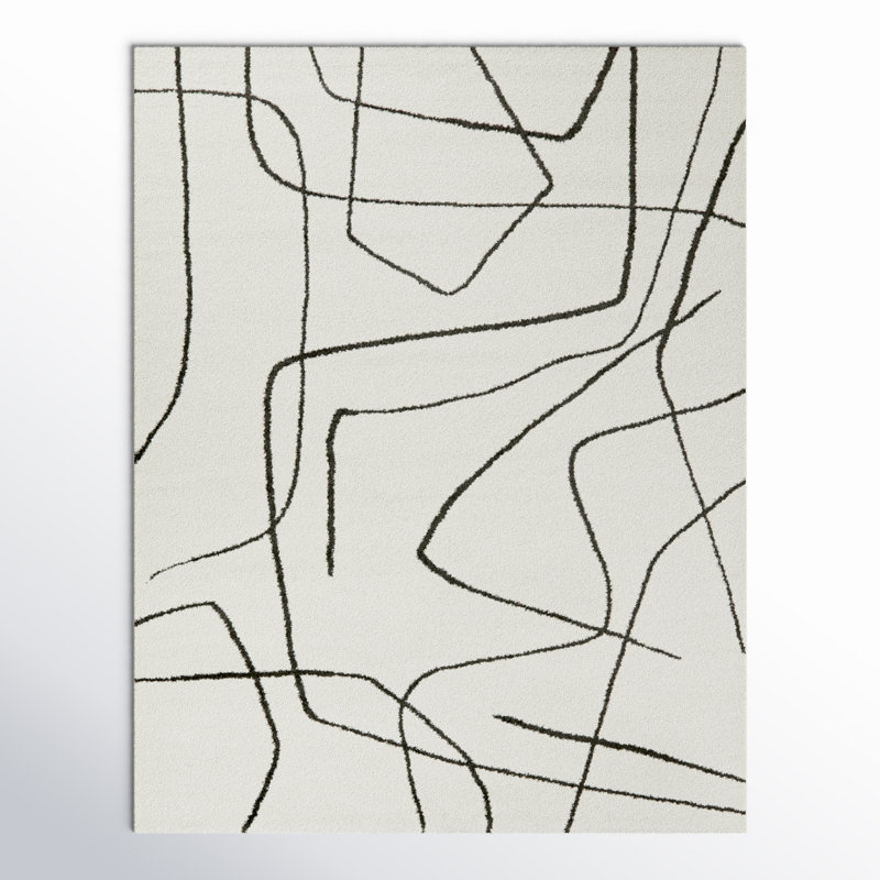Julian Abstract Indoor Rug, Rectangle 7'10" x 10'