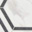 Carrelage mural décoratif hexagonal en porcelaine émaillée 8 "x 9" Perpetuo-71440869