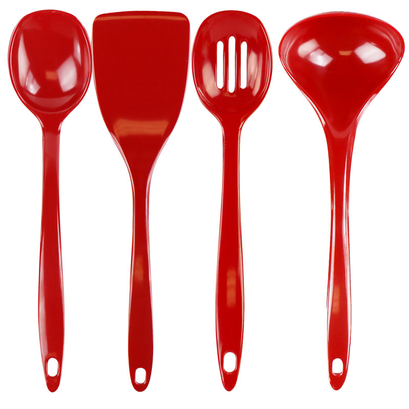 Ensemble d'ustensiles de cuisine 4 pièces Gagetown, Rouge