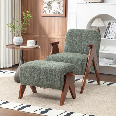Fauteuil avec repose-pieds Bula