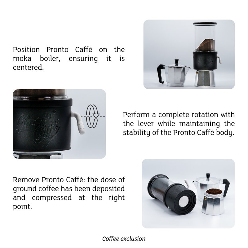 Pronto Caffe: contenant à café - noir