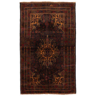 Teimani Black Rug 4'0" x 6'7"