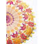 Brielle Eco-Fill Geometric Circular Floor Pillow Insert-1744417165