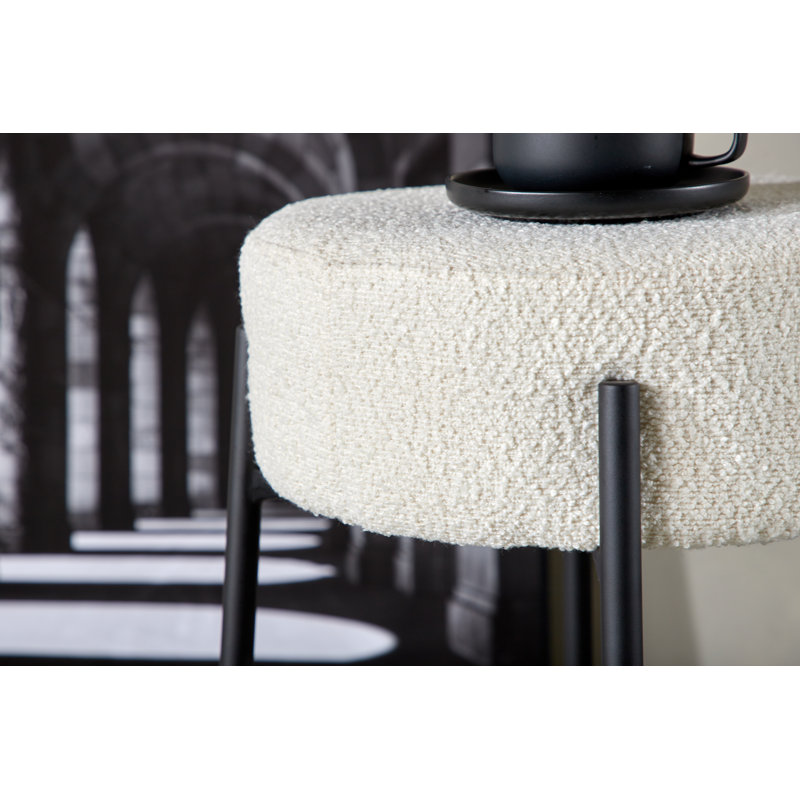 Berryessa Upholstered Counter Stool with Metal Frame