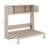 Queen Size Murphy Bed With Storage Cabinets-121545593