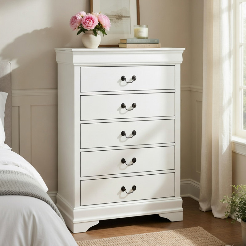31.25 " W 5 - Drawer Dresser