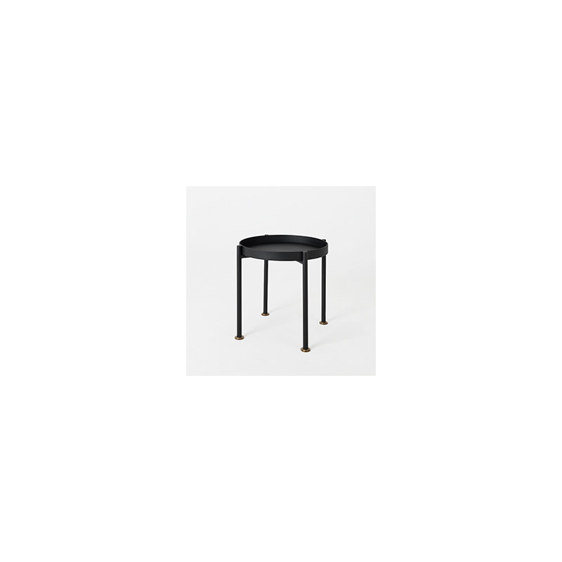 Mahalia Four Leg Coffee Table, H45 x L40 x W40cm, Black