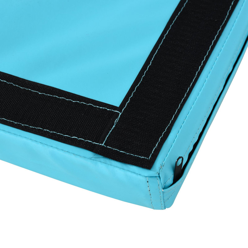 Tapis en mousse, H 2 po x L 94,5 po x l 45,25 po, Turquoise
