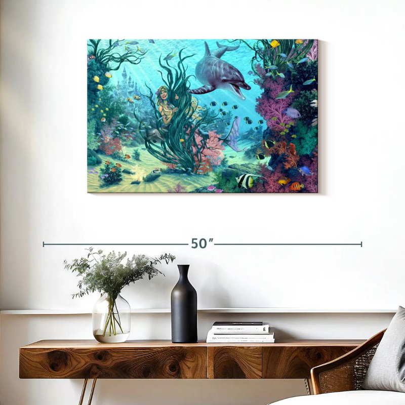 Aletra Mermaid Hide and Seek, H 24 po x l 36 po