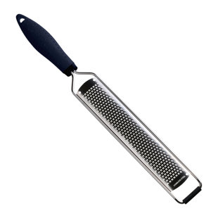 KitchenAid Stainless Steel 0.58 lb Garlic Press with Black Rubber Handle