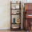 Retro Brown Solid Wood Curio Cabinet