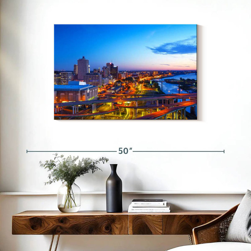 Senne Memphis Highways, 24" H x 36" W