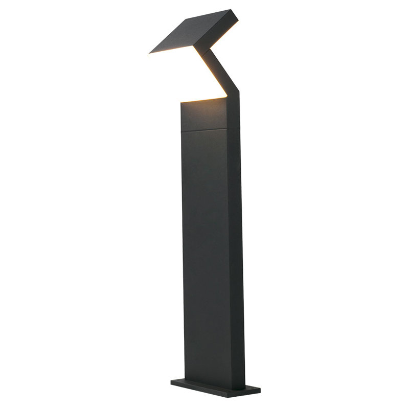 32-in Modern 2-Light 100-277V 17-Watt ETL Certified Integrated LED Metal Outdoor Bollard Light