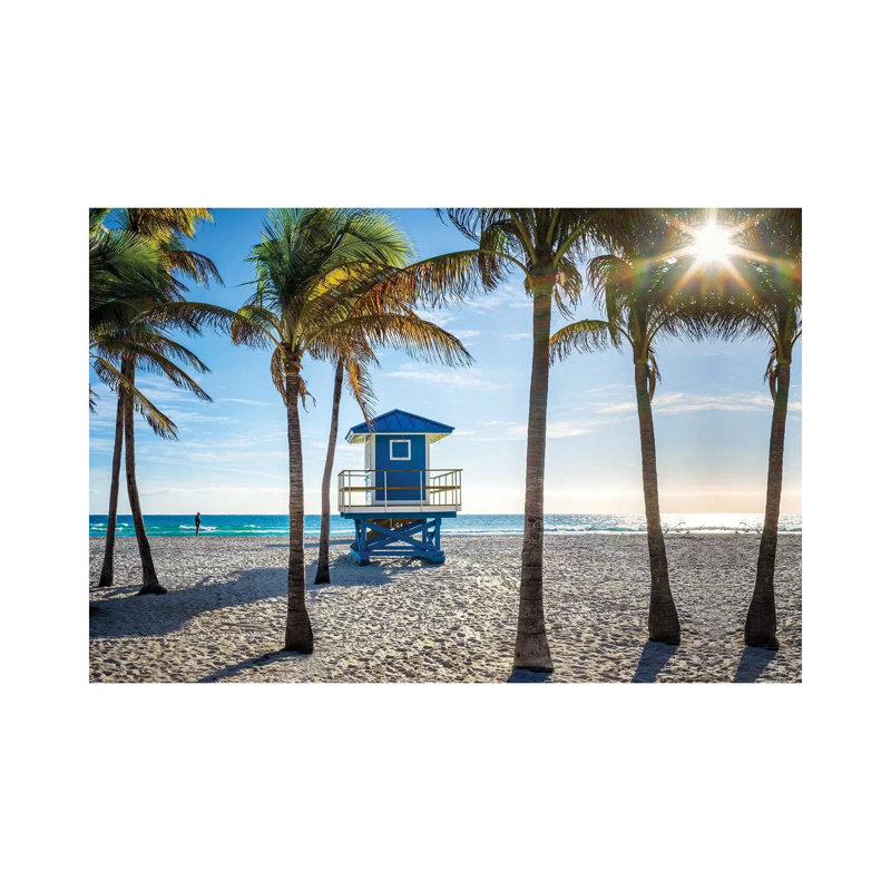 Sunshine State Of Mind Florida by Susanne Kremer - Print on Canvas, Wrapped Canvas, 30.48 cm H x 45.72 cm W