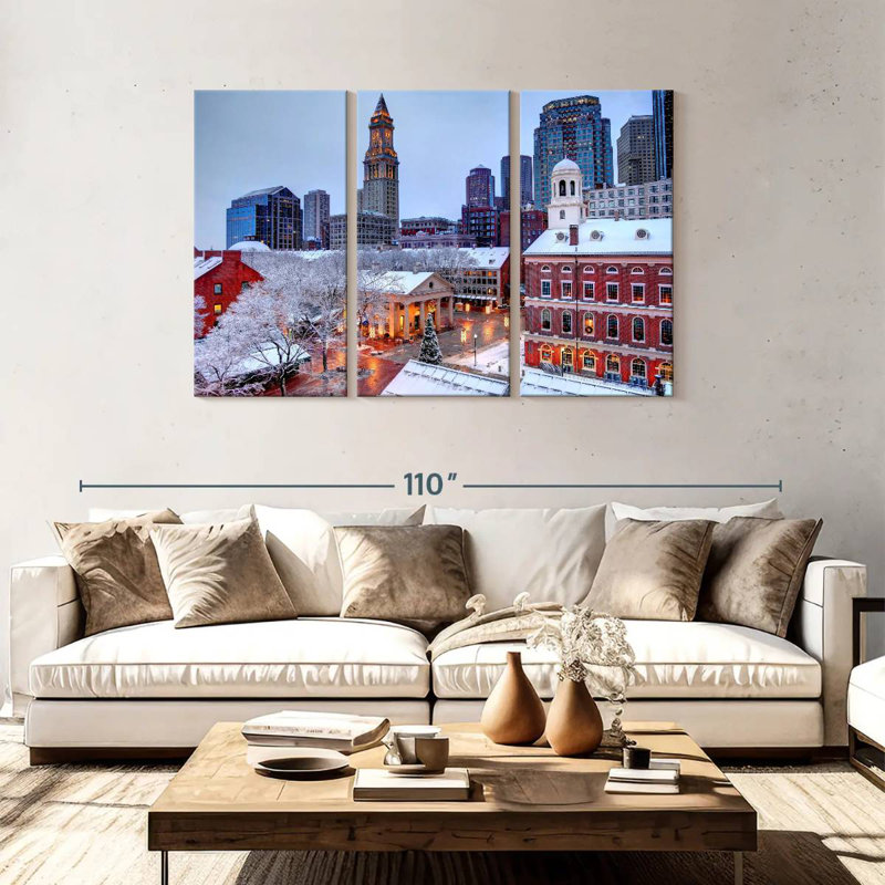 Nicci Boston Wintertime, H 48 po x l 74 po
