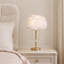 Lampe de table en cristal 9,8 pouces Feather-1608835707
