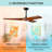 52'' Solid Wood Ceiling Fan-1122563886