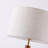 Electroplated Traditional Solid Wood Floor Lamp