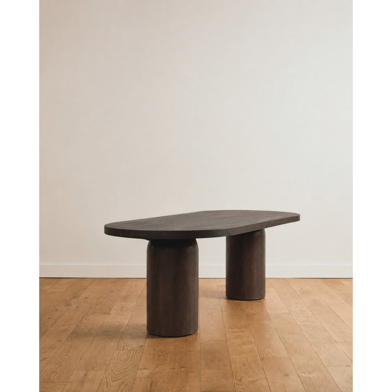 Table de salle à manger Beavercreek, H 30 po x L 95,75 po x l 43,5 po, Brun grillé