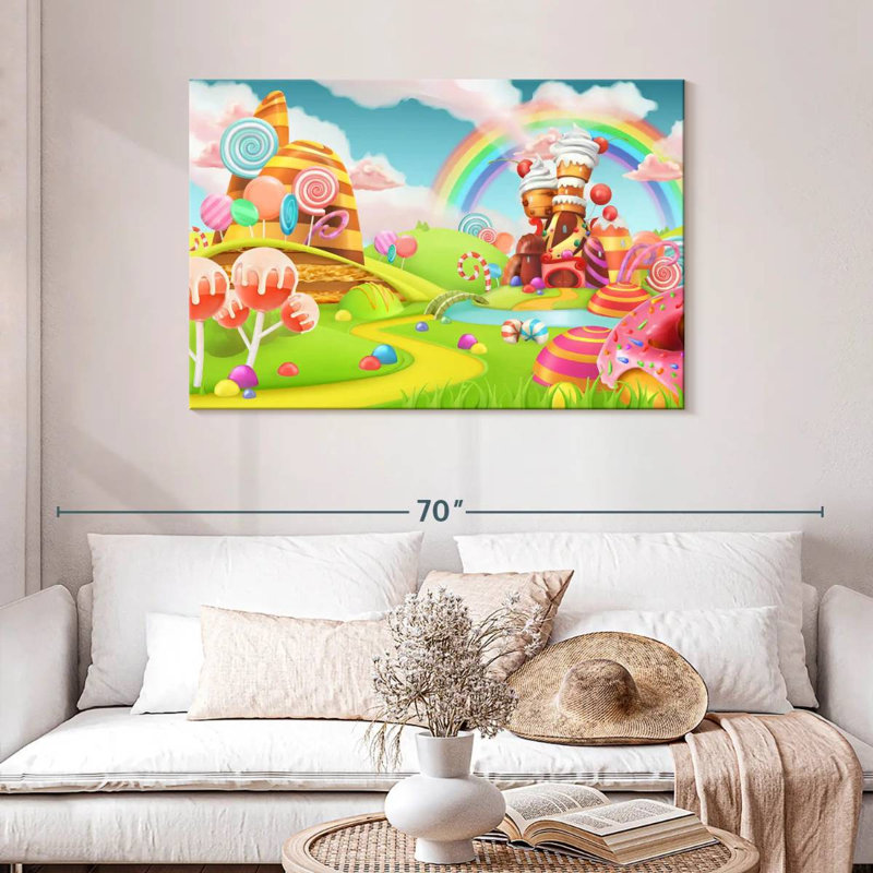 Ashelle Candy Wonderland, 30" H x 45" W