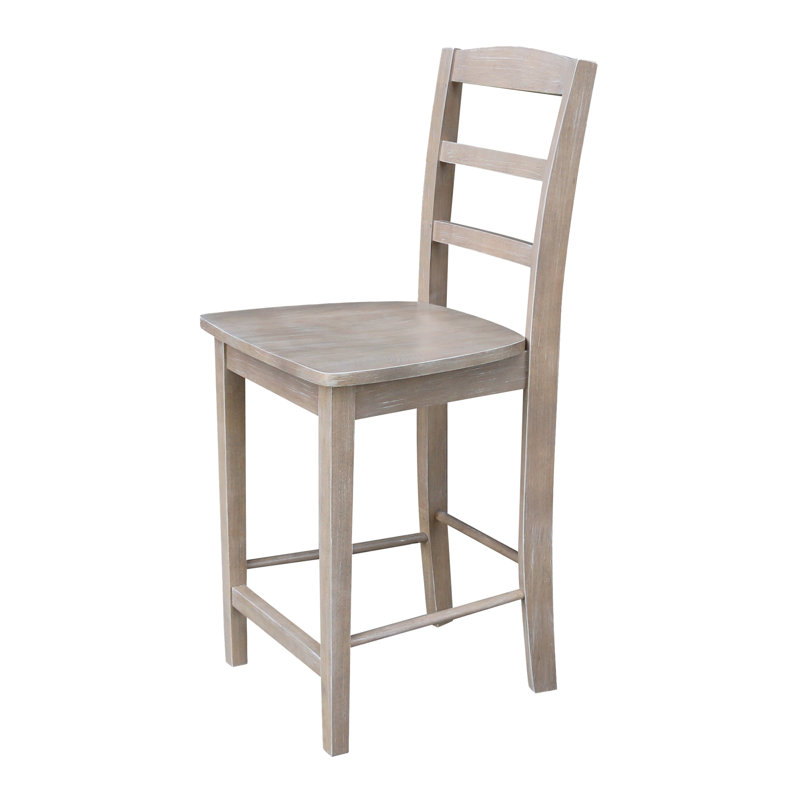 Tabouret de comptoir 24 po Klynn, Taupe-gris délavé