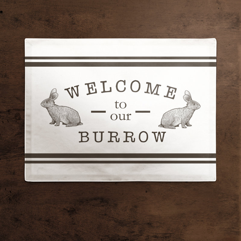 Napperon Welcome Burrow Bunny