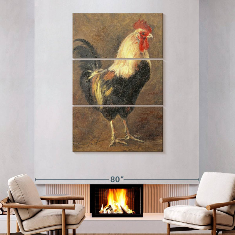 Brampt The Cockerel, 74" H x 48" W