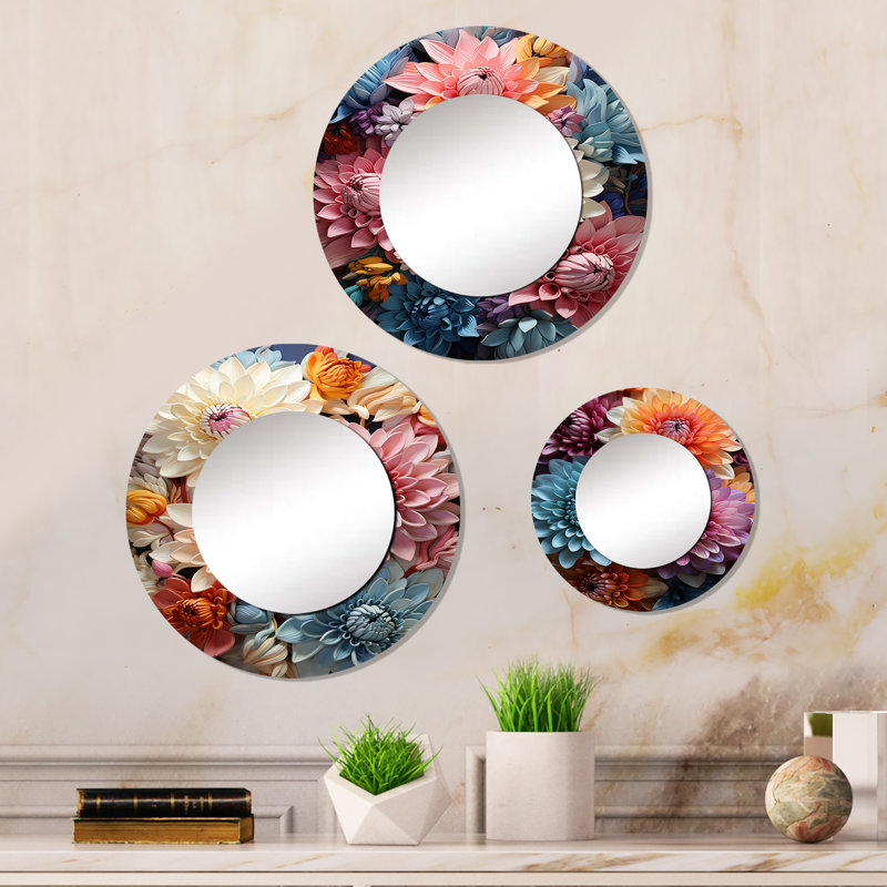 Devaj Metal Round Mirror