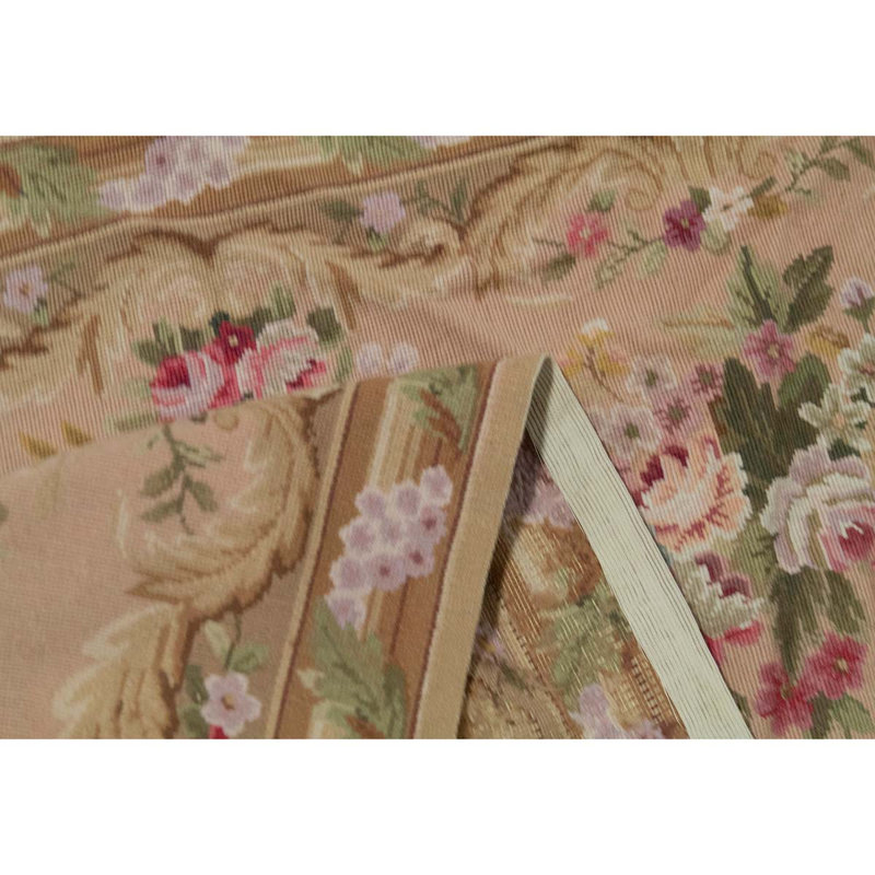 Hand Knotted Wool Floral Area Rug
