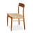 Burlywood Solid back side Chair(Set of 2)