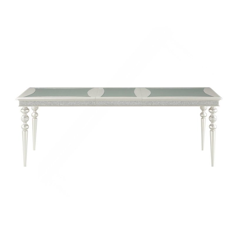 Table de salle à manger extensible luxueuse pour des rassemblements somptueux et des dîners élégants