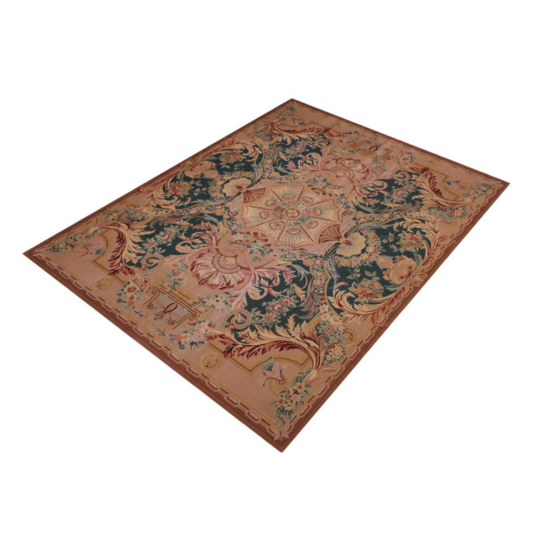 Tapis unique brun clair Parin 7 pi 4 po x 9 pi 5 po Parin
