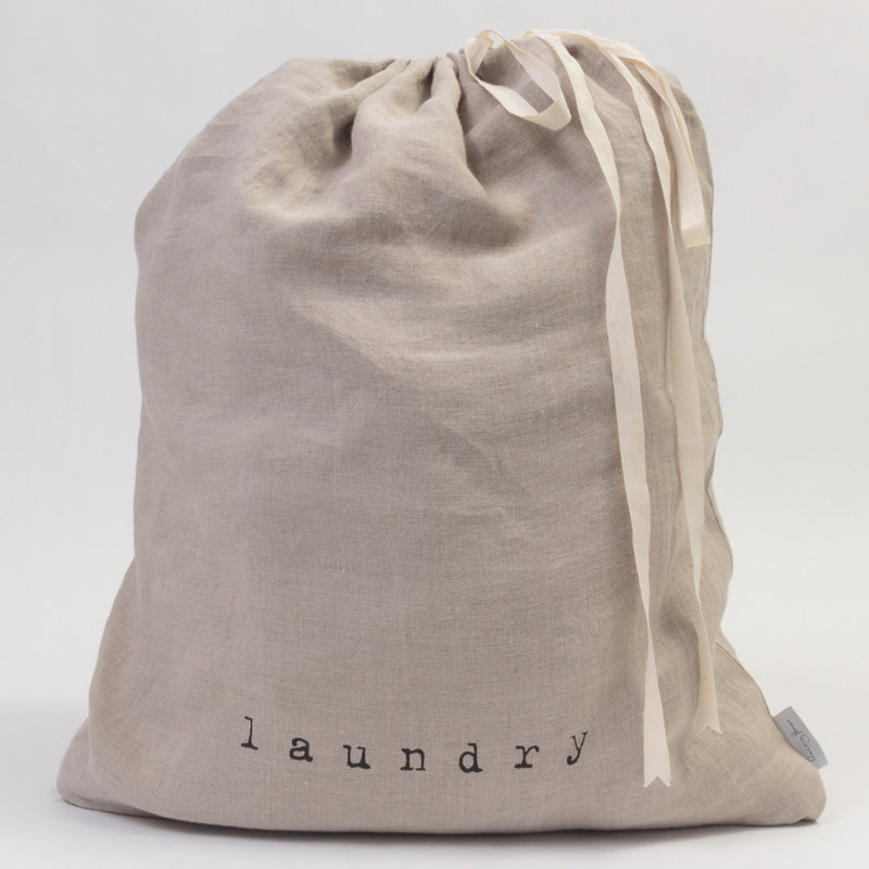 Sac à linge en lin