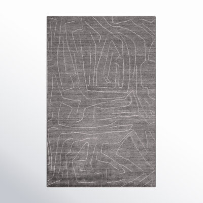 Orwell Handmade Charcoal Gray Rug