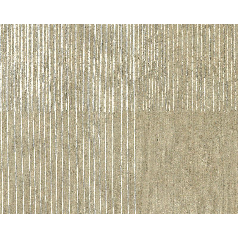 Sketch Striped Area Rug in Beige/White, Rectangle 2' x 3'