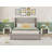 Bucher Upholstered Velvet Wingback Bed with Drawers