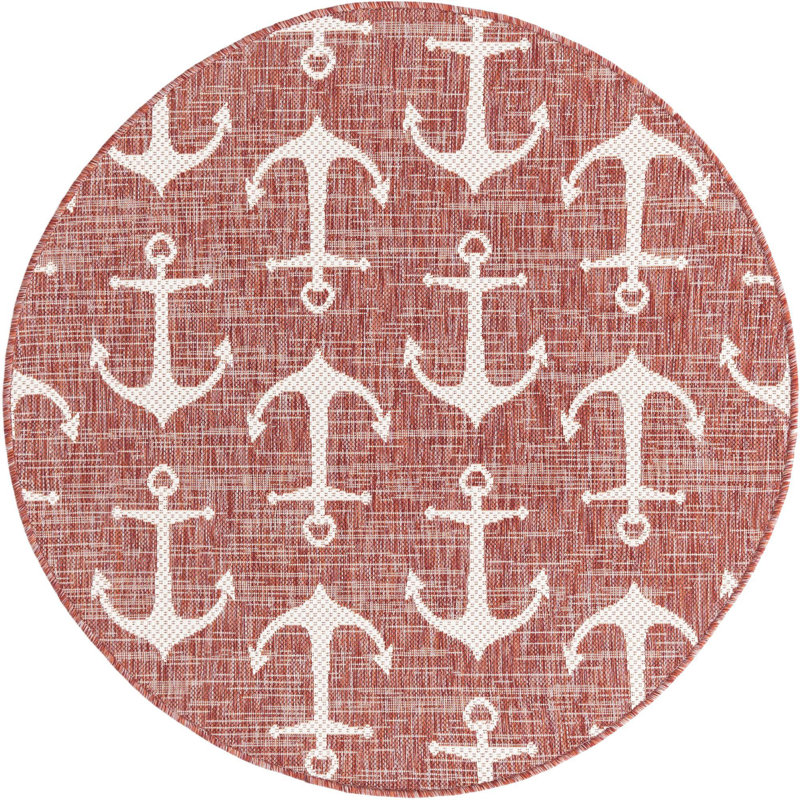 Indoor / Outdoor Rug, Round 4'