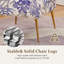 Chaise d'appoint à oreilles florale à motifs floraux (ensemble de 2)-915415758