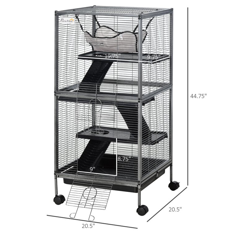 Hornsey Small Animal Portable Cage with Ramp